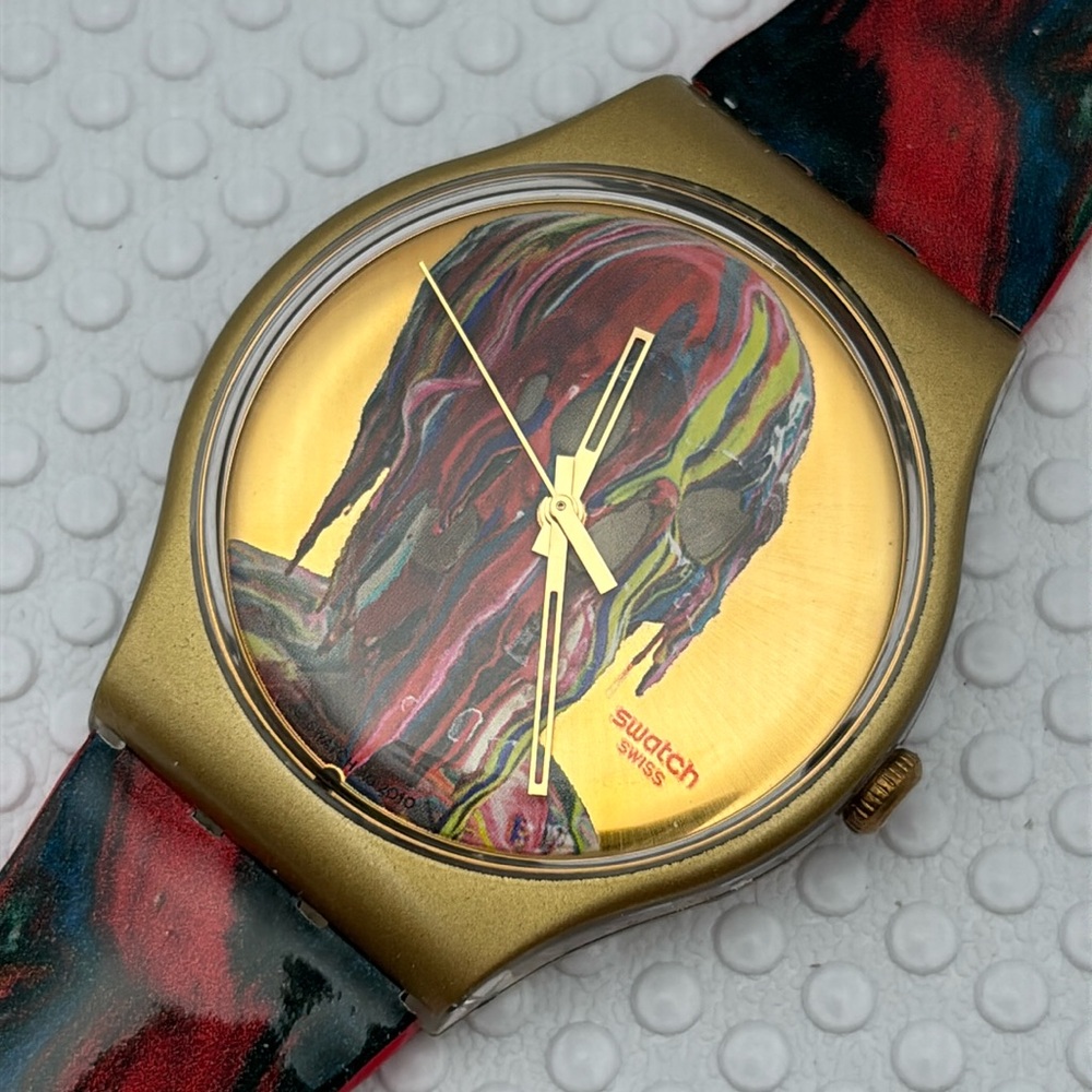 Swatch Watch - SUOZ115 - WE'RE ALL GONNA DIE
